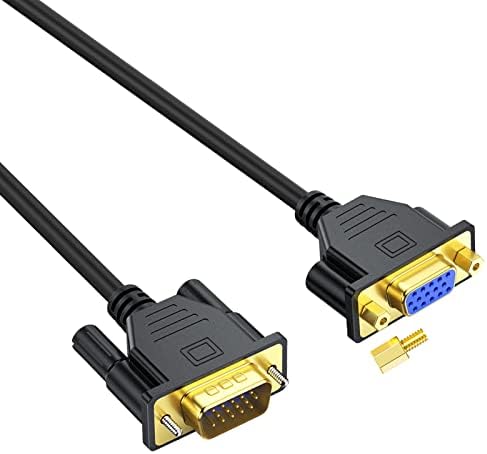 VGA Uzatma Kablosu (VGA Kablosu Erkek - Dişi) - 3 Fit (VGA 15 Pin) VGA Uzatma Kablosu, VGA Erkek-Dişi HD15 Monitör